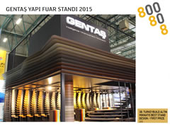 GENTAŞ –BUILDING FAİR GOLDEN MAGNET STAND DESIGN AWARD 2015